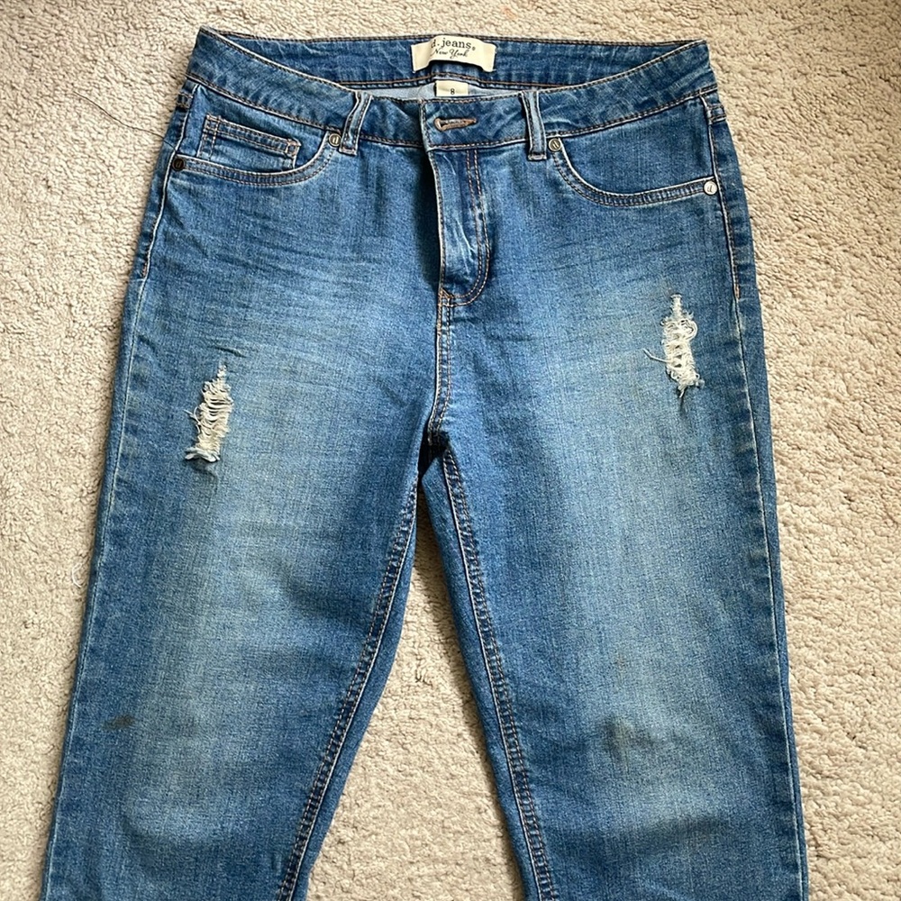 D Classic  DENIM CAPRIS